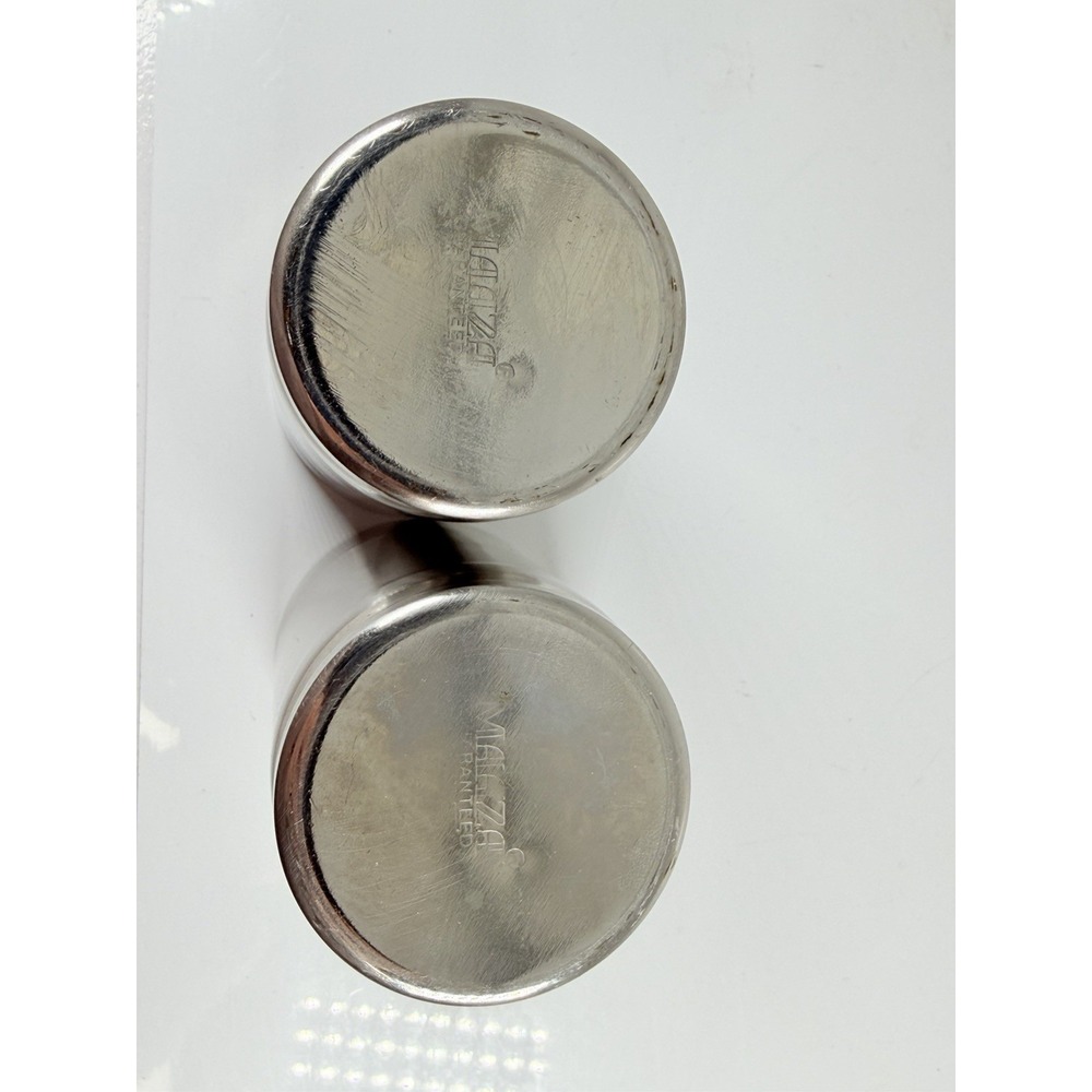 Maaza Guaranteed Stainless Steel Cup Vintage Set Of (2) - Picture 3 of 7